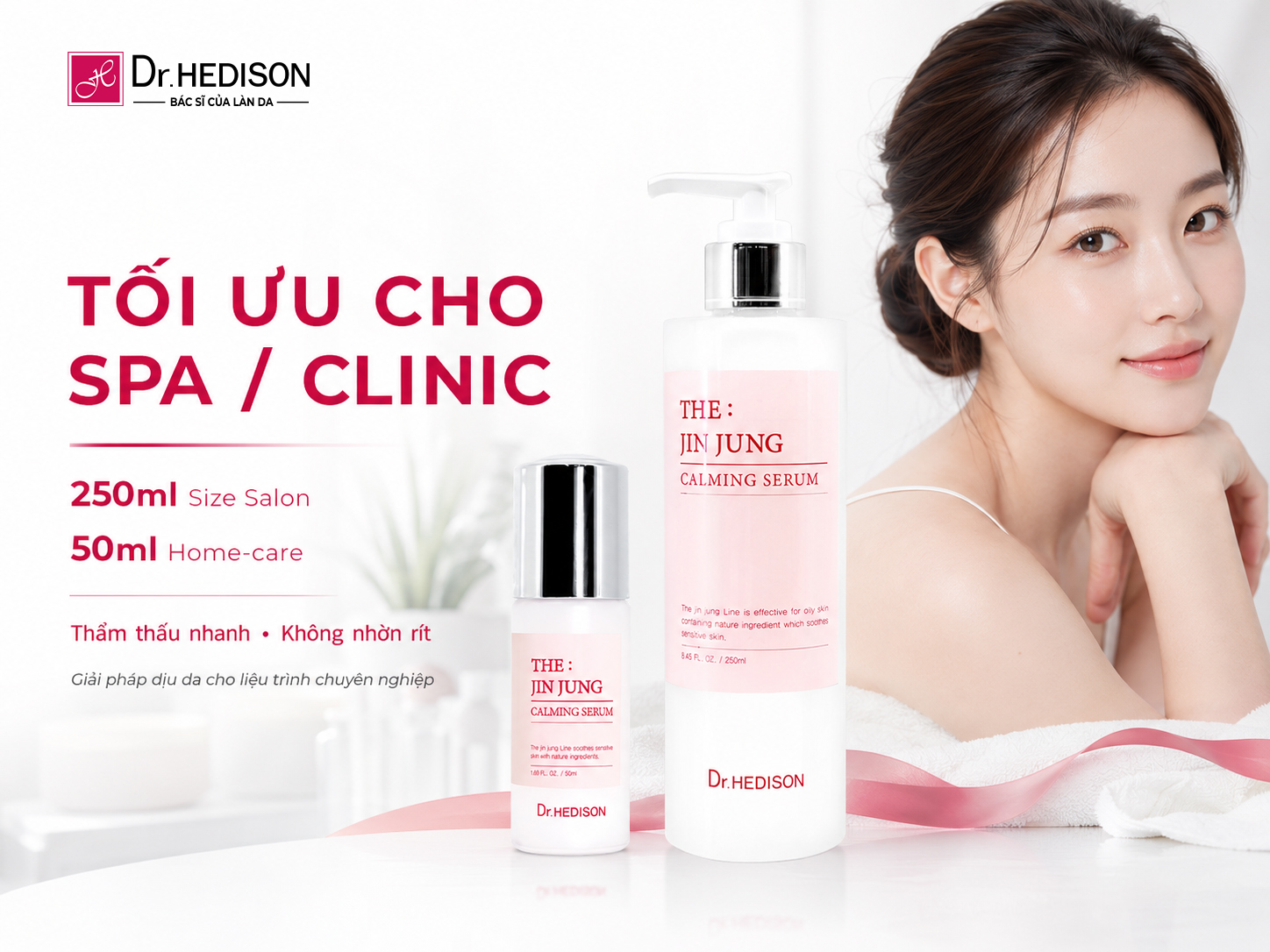 Huyết Thanh Hỗ Trợ Kiểm Soát Bã Nhờn Và Làm Dịu Da The: Jin Jung Calming Serum (50ml/250ml)