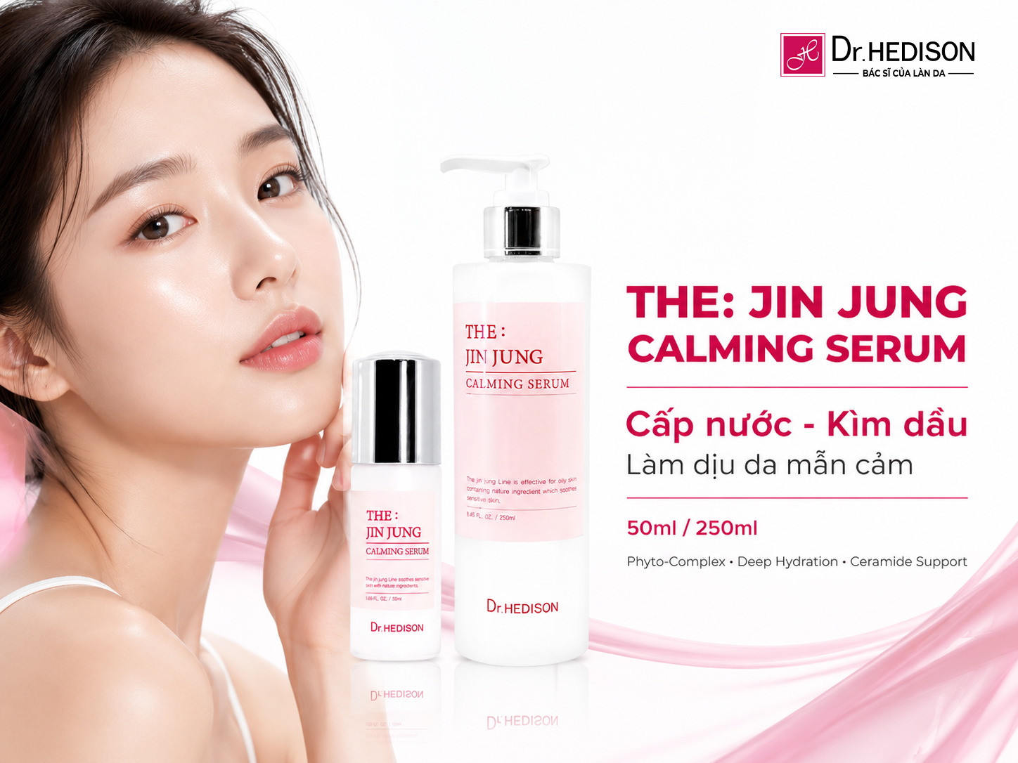 Huyết Thanh Hỗ Trợ Kiểm Soát Bã Nhờn Và Làm Dịu Da The: Jin Jung Calming Serum (50ml/250ml)