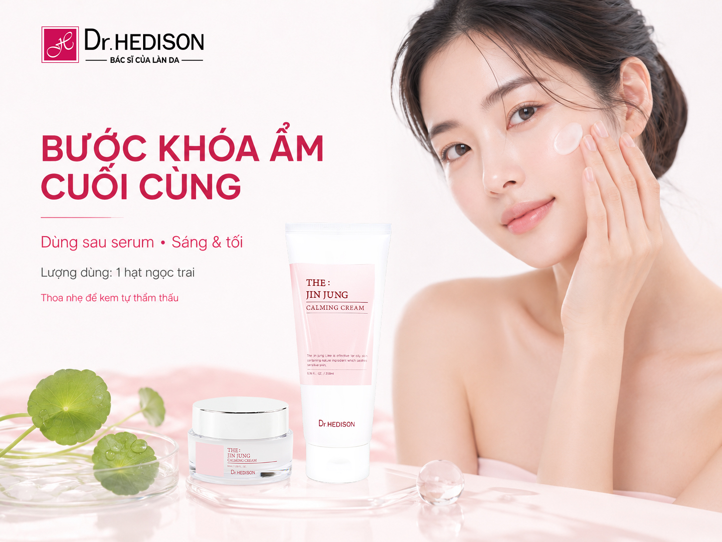 Kem Dưỡng Hỗ Trợ Kiểm Soát Bã Nhờn Và Củng Cố Hàng Rào Bảo Vệ Da The: Jin Jung Calming Cream 50ml/200ml