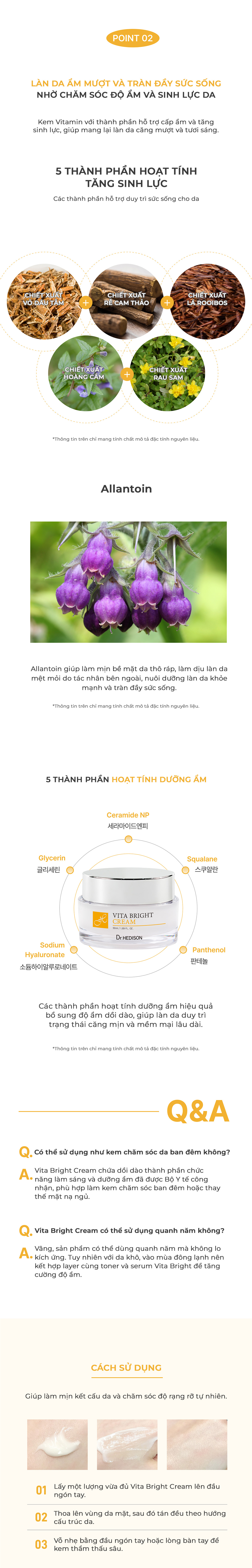 Kem dưỡng trắng da Vita-White Cream (50ml-200ml)