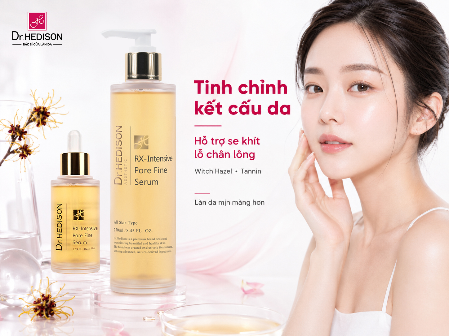 Huyết Thanh Hỗ Trợ Tinh Chỉnh Kết Cấu Da Và Se Khít Lỗ Chân Lông Rx-Intensive Pore Fine Serum 50ml 250ml