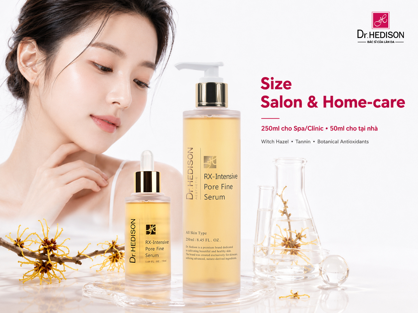 Huyết Thanh Hỗ Trợ Tinh Chỉnh Kết Cấu Da Và Se Khít Lỗ Chân Lông Rx-Intensive Pore Fine Serum 50ml 250ml