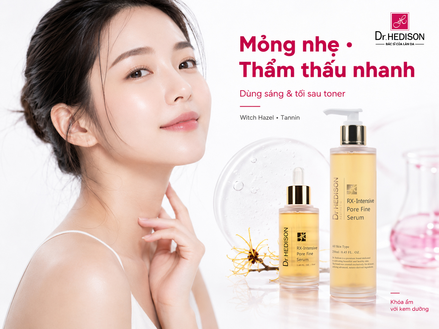 Huyết Thanh Hỗ Trợ Tinh Chỉnh Kết Cấu Da Và Se Khít Lỗ Chân Lông Rx-Intensive Pore Fine Serum 50ml 250ml