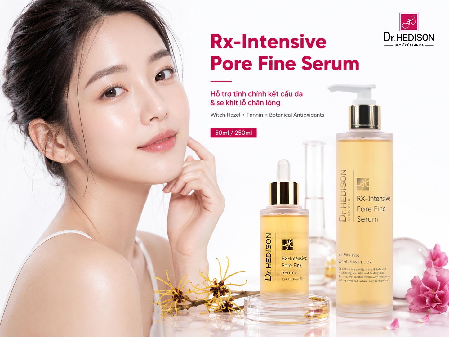 Huyết Thanh Hỗ Trợ Tinh Chỉnh Kết Cấu Da Và Se Khít Lỗ Chân Lông Rx-Intensive Pore Fine Serum 50ml 250ml