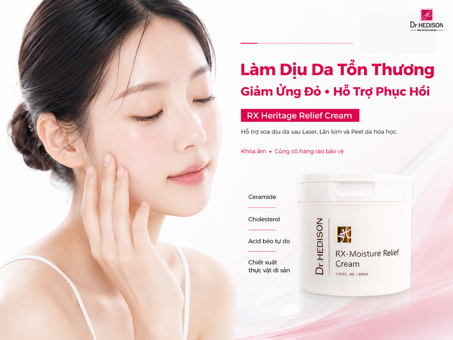 Kem Dưỡng Hỗ Trợ Làm Dịu Và Phục Hồi Hàng Rào Lipid RX Heritage Relief Cream
