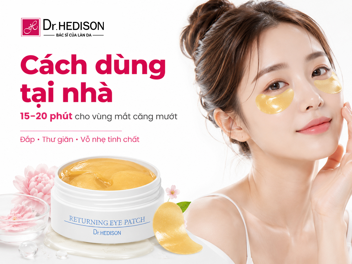 Mặt Nạ Hỗ Trợ Dưỡng Ẩm Chuyên Sâu Và Cải Thiện Cấu Trúc Vùng Mắt Returning Eye Patch