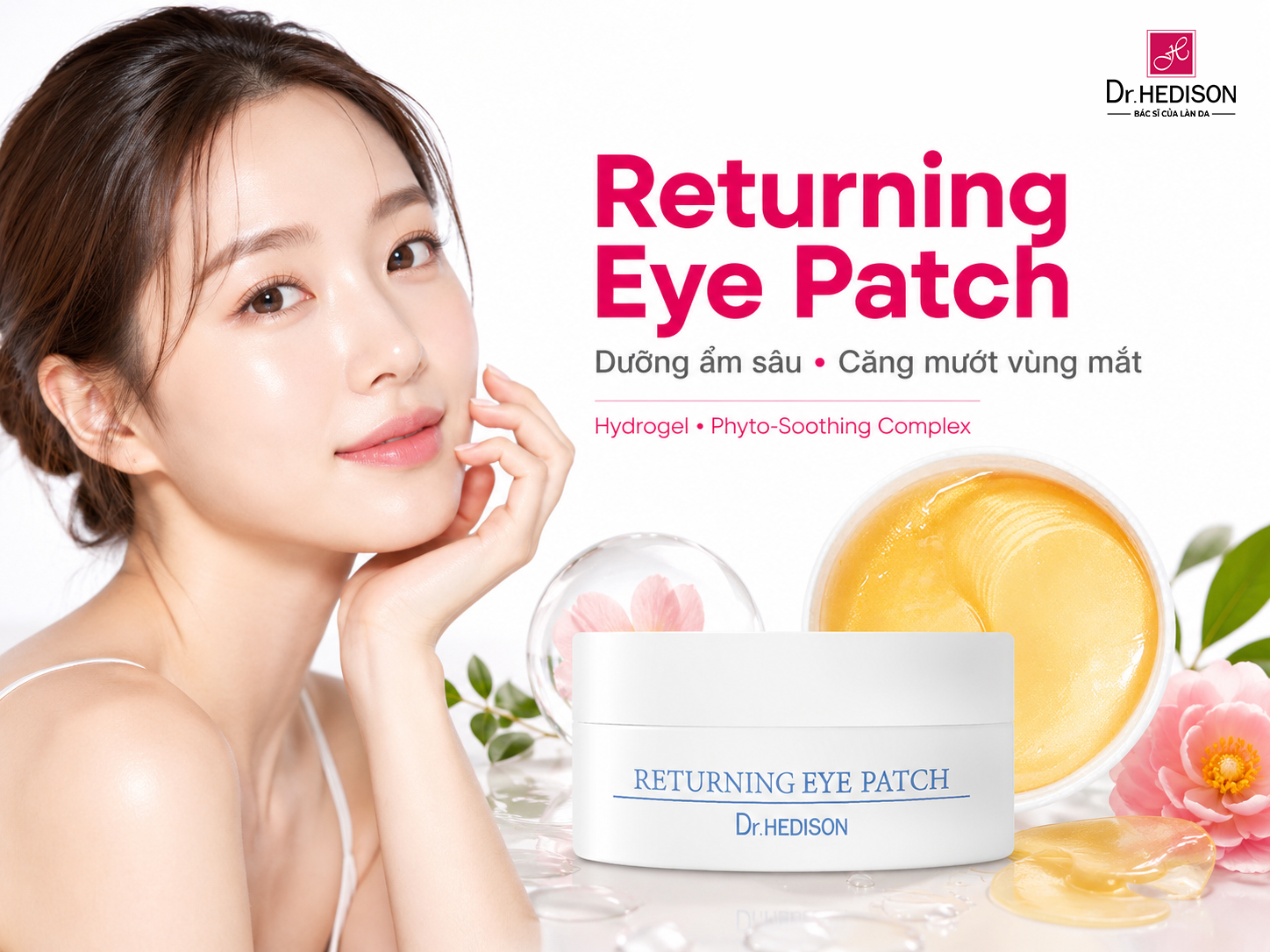 Mặt Nạ Hỗ Trợ Dưỡng Ẩm Chuyên Sâu Và Cải Thiện Cấu Trúc Vùng Mắt Returning Eye Patch