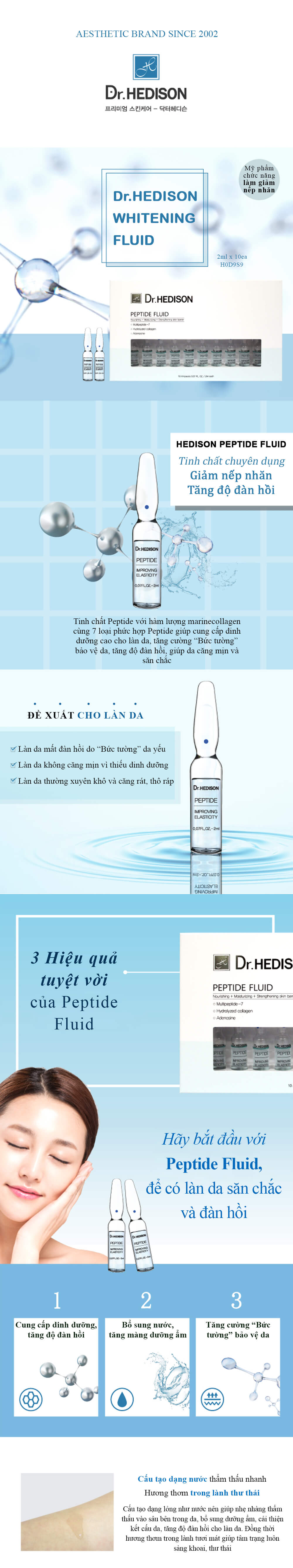 TINH CHẤT TĂNG ĐÀN HỒI PEPTIDE FLUID