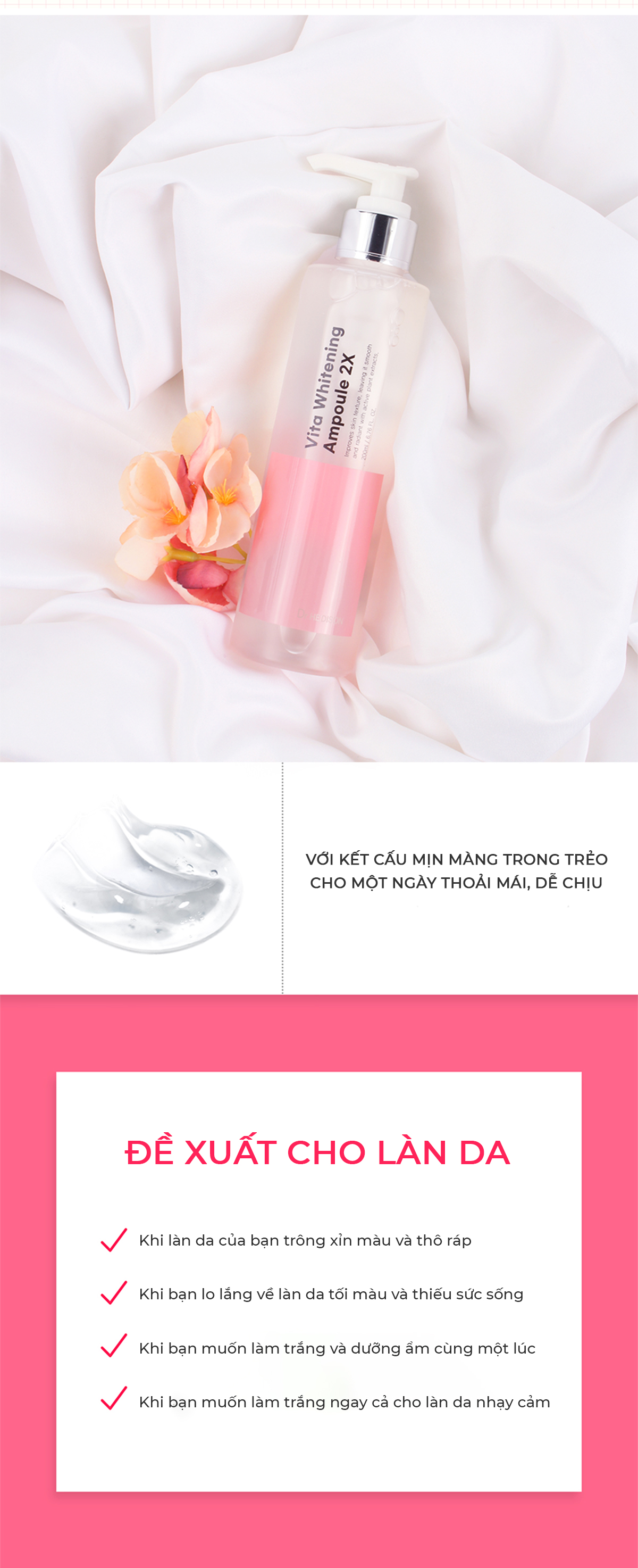 Tinh chất Whitening Ampoule (200ml)