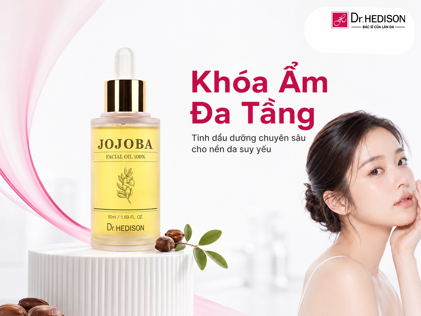 Tinh Dầu Dưỡng Chuyên Sâu Hỗ Trợ Tái Thiết Lập Màng Lipid Jojoba Facial Oil