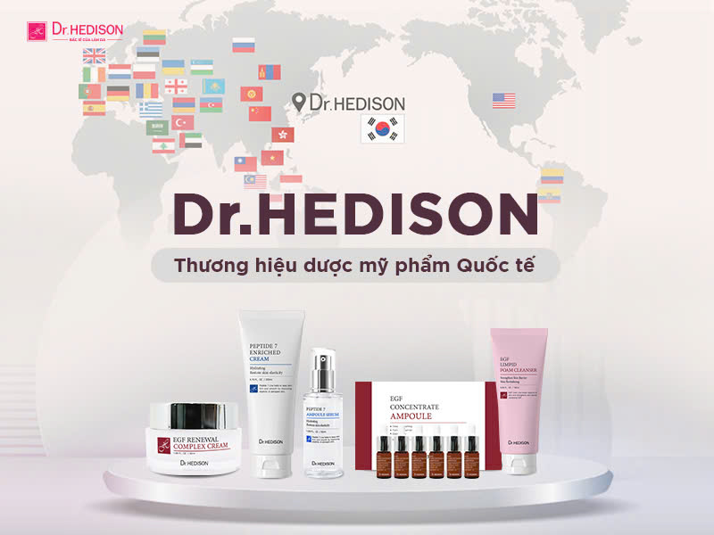 Dược mỹ phẩm Hàn Quốc Dr.HEDISON có tốt không?