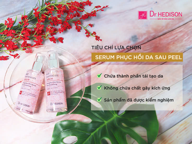 Serum phục hồi da sau peel