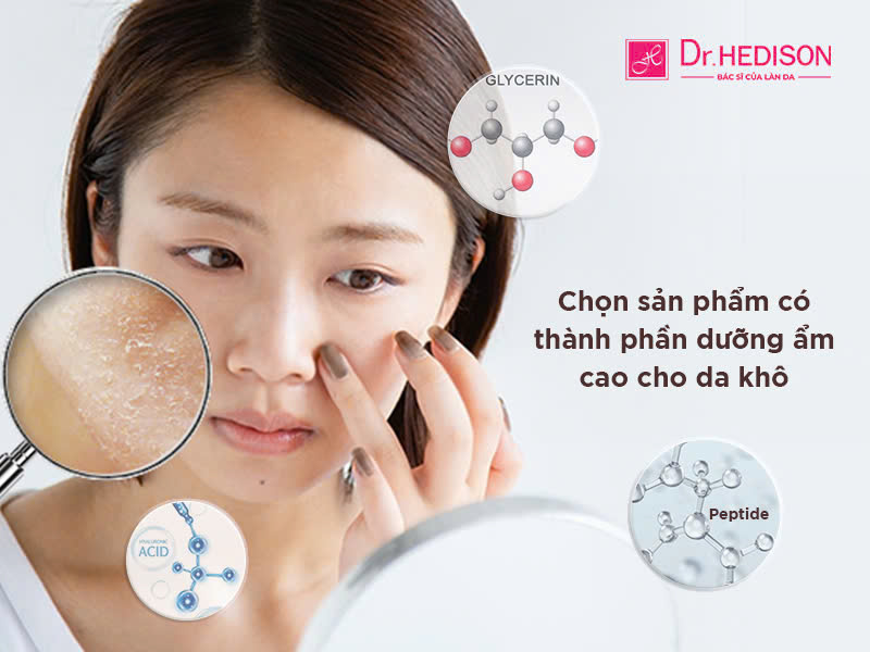 Dược mỹ phẩm cho da khô Dr.HEDISON