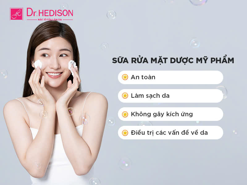 Sữa rửa mặt dược mỹ phẩm