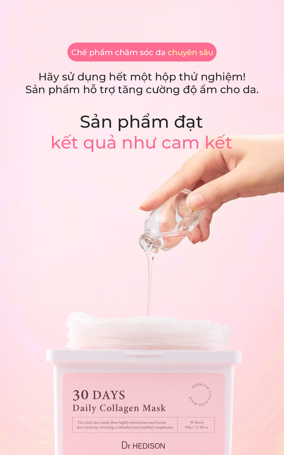 Mặt nạ Collagen 30 Miếng Dr.HEDISON