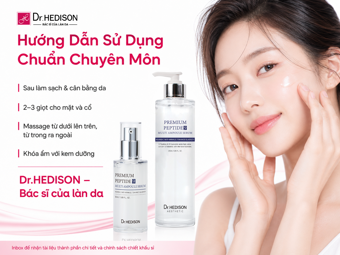 Tinh Chất Hỗ Trợ Trẻ Hóa Và Cải Thiện Độ Đàn Hồi Premium Peptide 9 Multi Ampoule Serum (50ml250ml) (2)