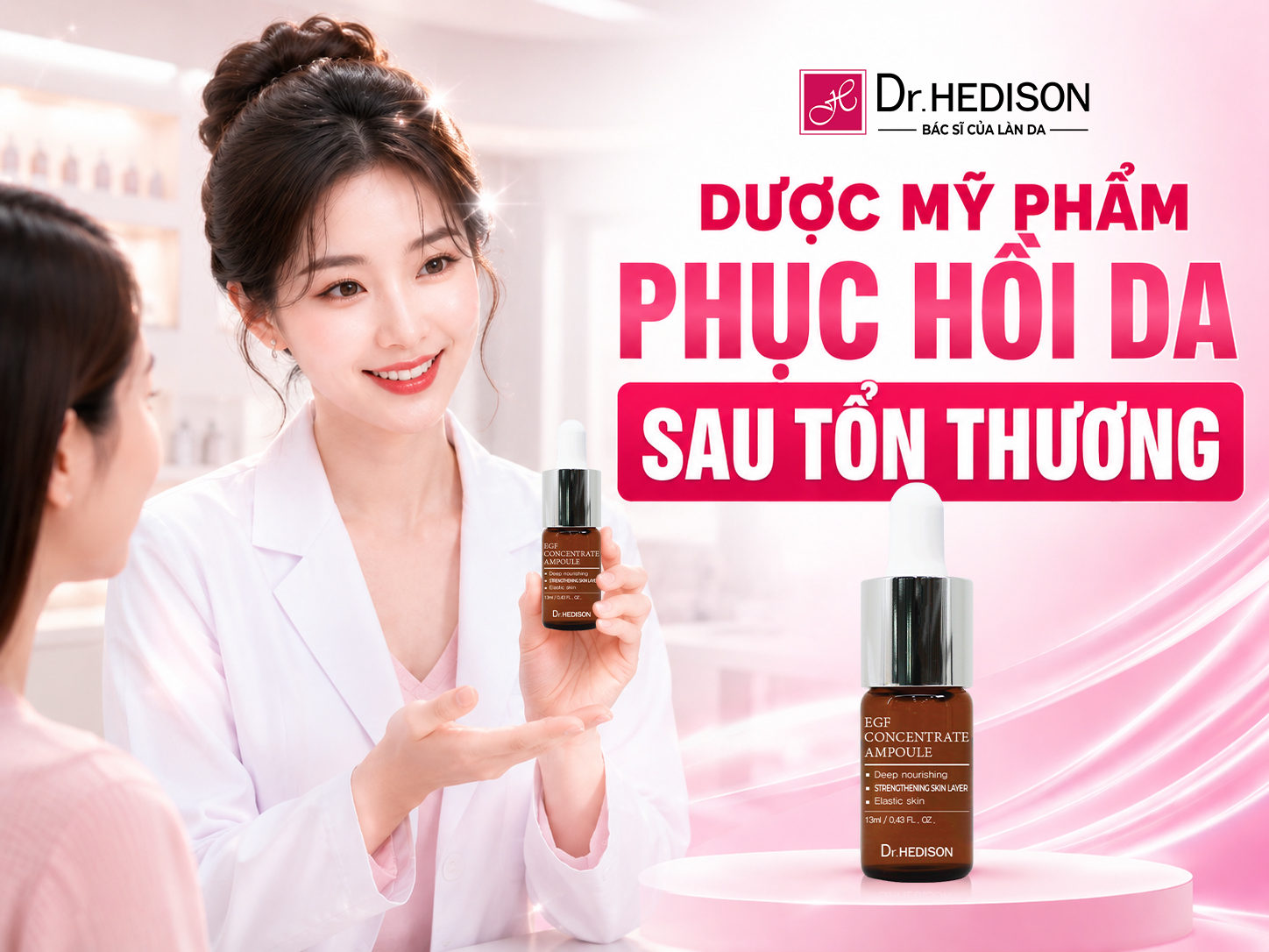 Chuẩn Mực Pháp Lý Và An Toàn Lâm Sàng Của Dr.HEDISON EGF Concentrate Ampoule