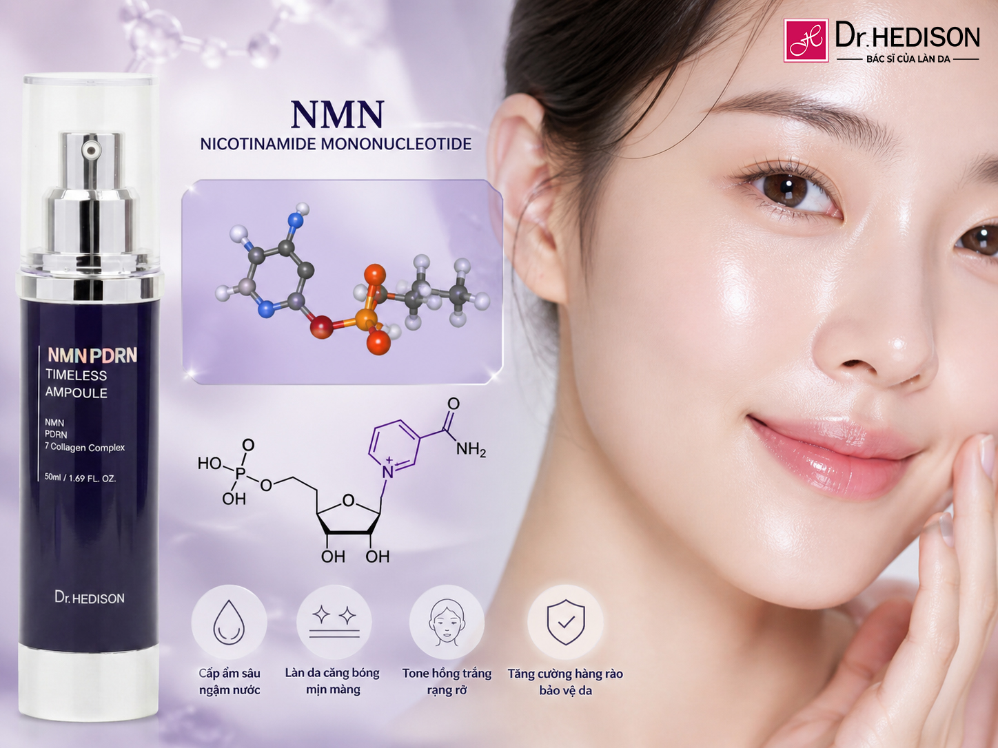 HOẠT CHẤT NMN LÀ GÌ BÍ QUYẾT SẠC LẠI NĂNG LƯỢNG CHO LÀN DA CÙNG PHÁC ĐỒ GLOW CELL - TRẺ HÓA CẤP ĐỘ TẾ BÀO