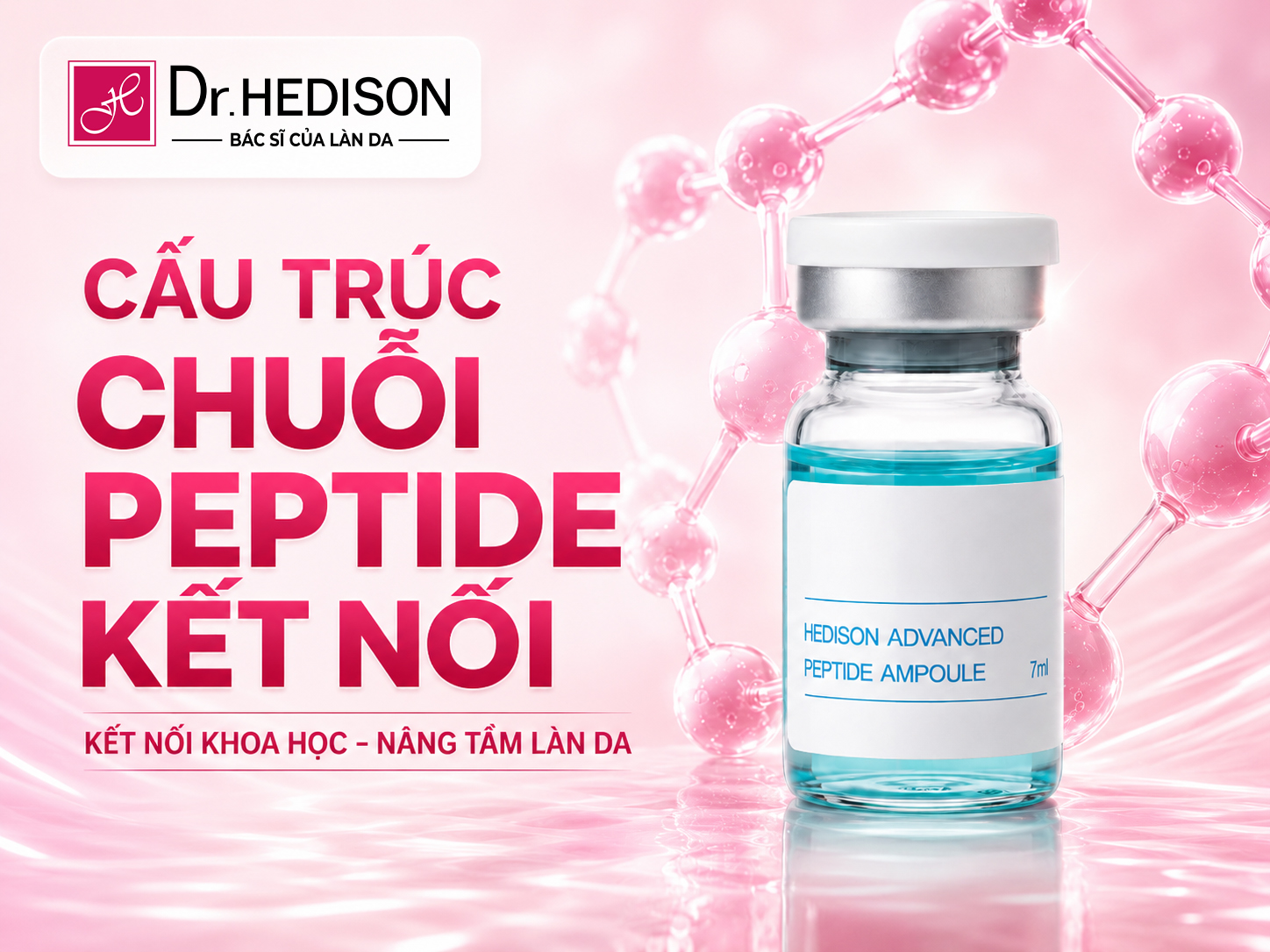 Phức hợp Peptide người đưa thư đánh thức Collagen tự nhiên cùng Glow Cell - Trẻ hóa cấp độ tế bào