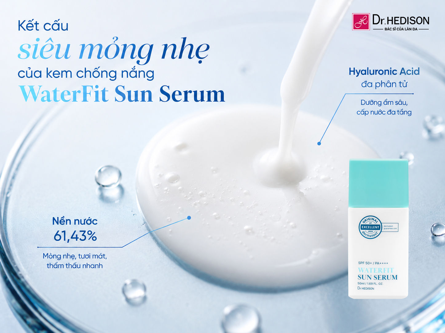 Dr.HEDISON Waterfit Sun Serum