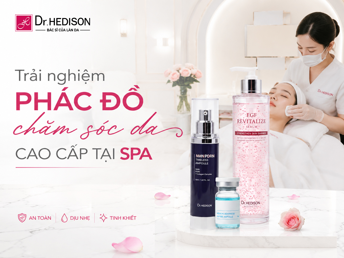 Giải mã phác đồ GLOW CELL Dr.HEDISON
