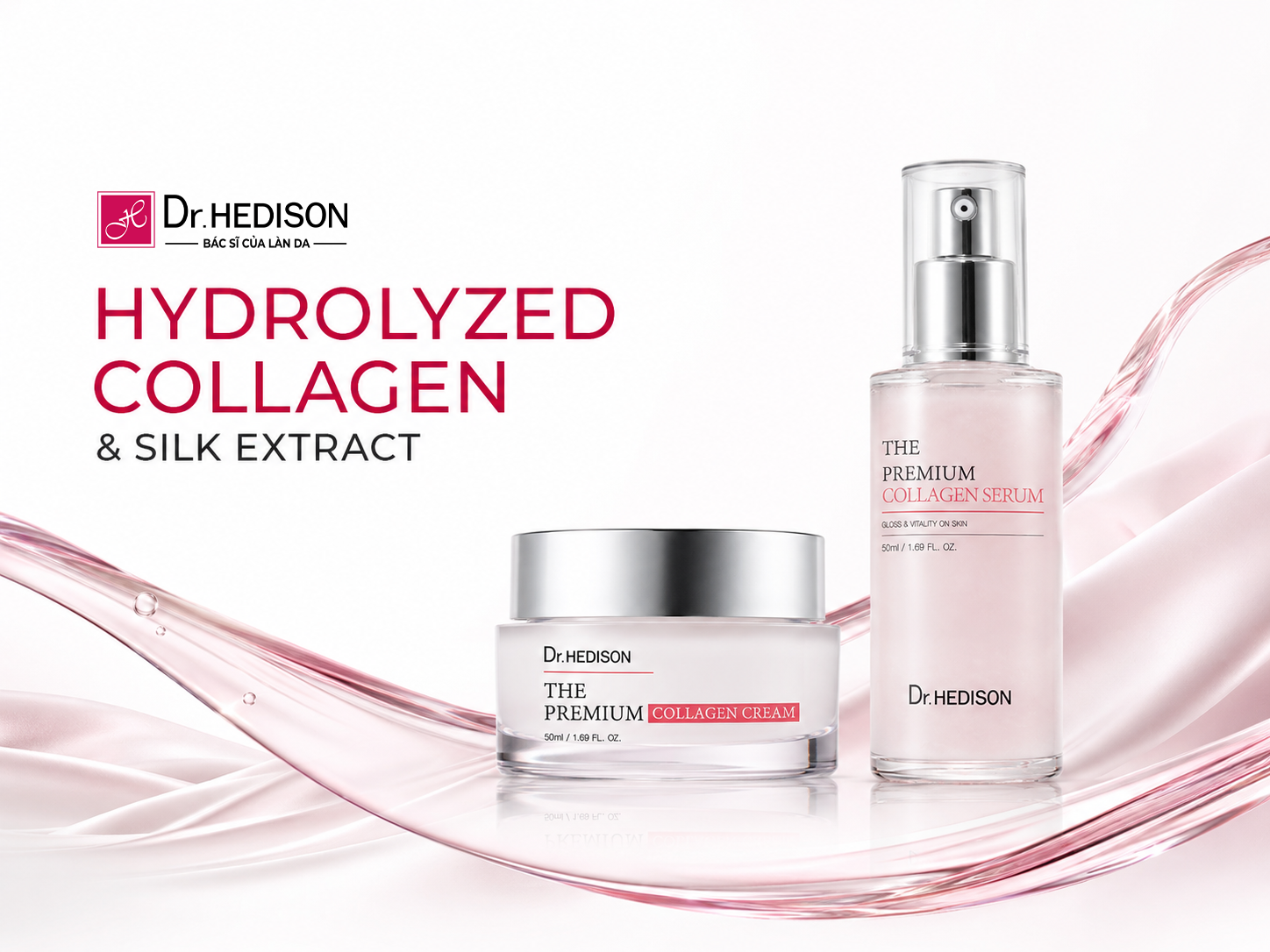 HEDISON The Premium Collagen Serum & Cream 