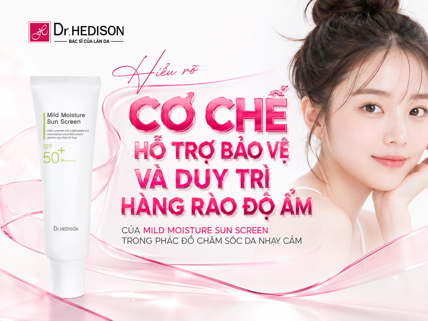 kem chống nắng HEDISON Mild Moisture Sun Screen