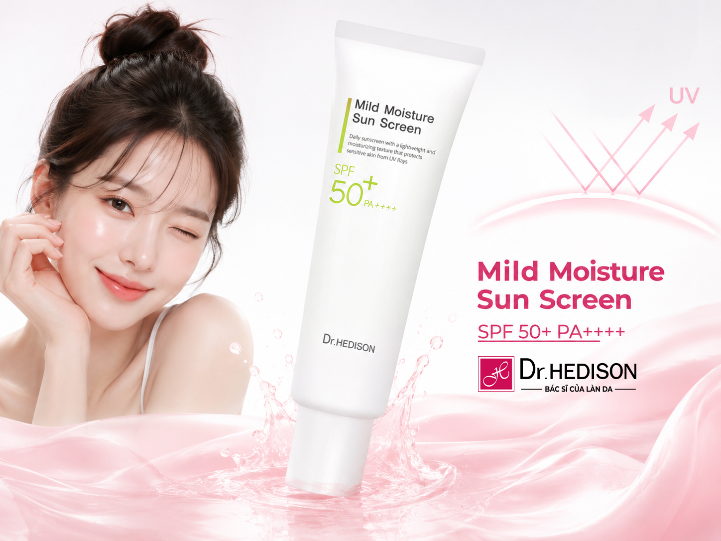 dr hedison chống nắng Mild Moisture Sun Screen
