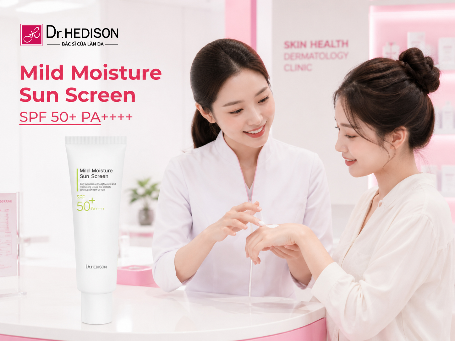 dr hedison chống nắng Mild Moisture Sun Screen