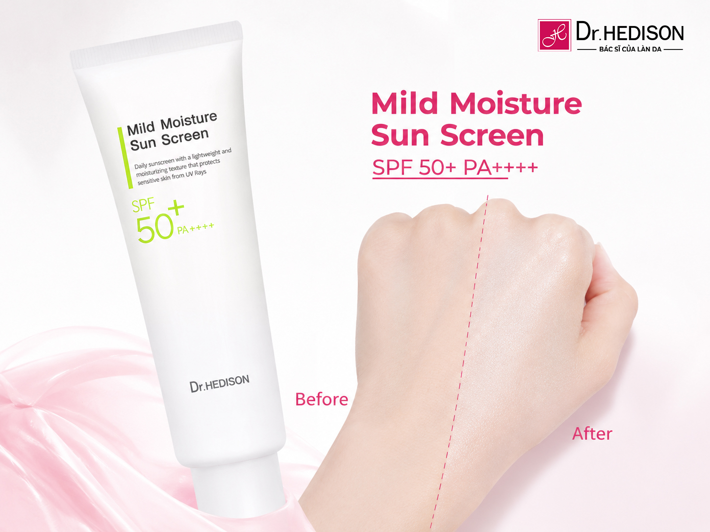 dr hedison chống nắng Mild Moisture Sun Screen