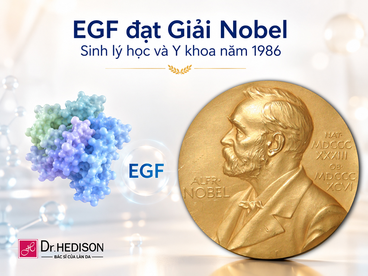 Bóc tách khoa học phân tử EGF - Chìa khóa vàng trong phác đồ chăm sóc da
