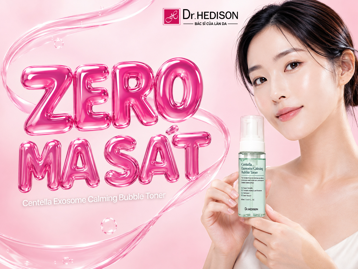 Dr.HEDISON Centella Exosome Calming Bubble Toner