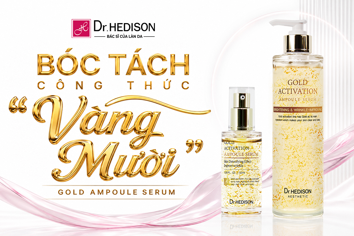 HEDISON Gold Activation Ampoule Serum