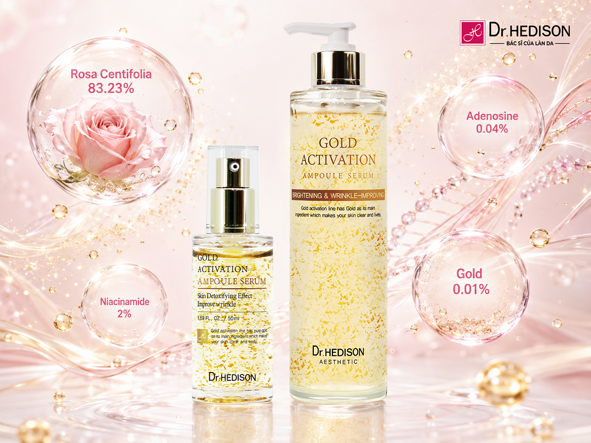 HEDISON Gold Activation Ampoule Serum 