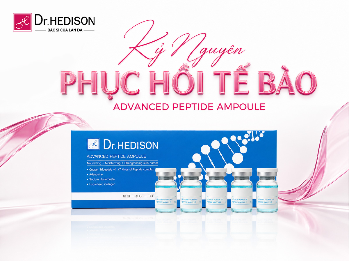 Kỷ Nguyên Phục Hồi Tế Bào – Advanced Peptide Ampoule Hedison