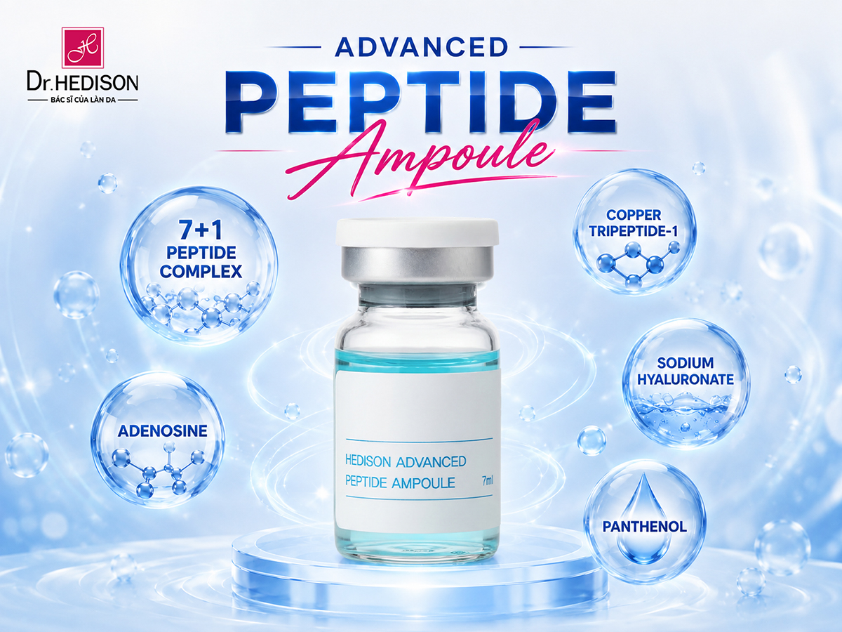 Tinh chất Dr.HEDISON Advanced Peptide Ampoule (5 lọ X 7ml)