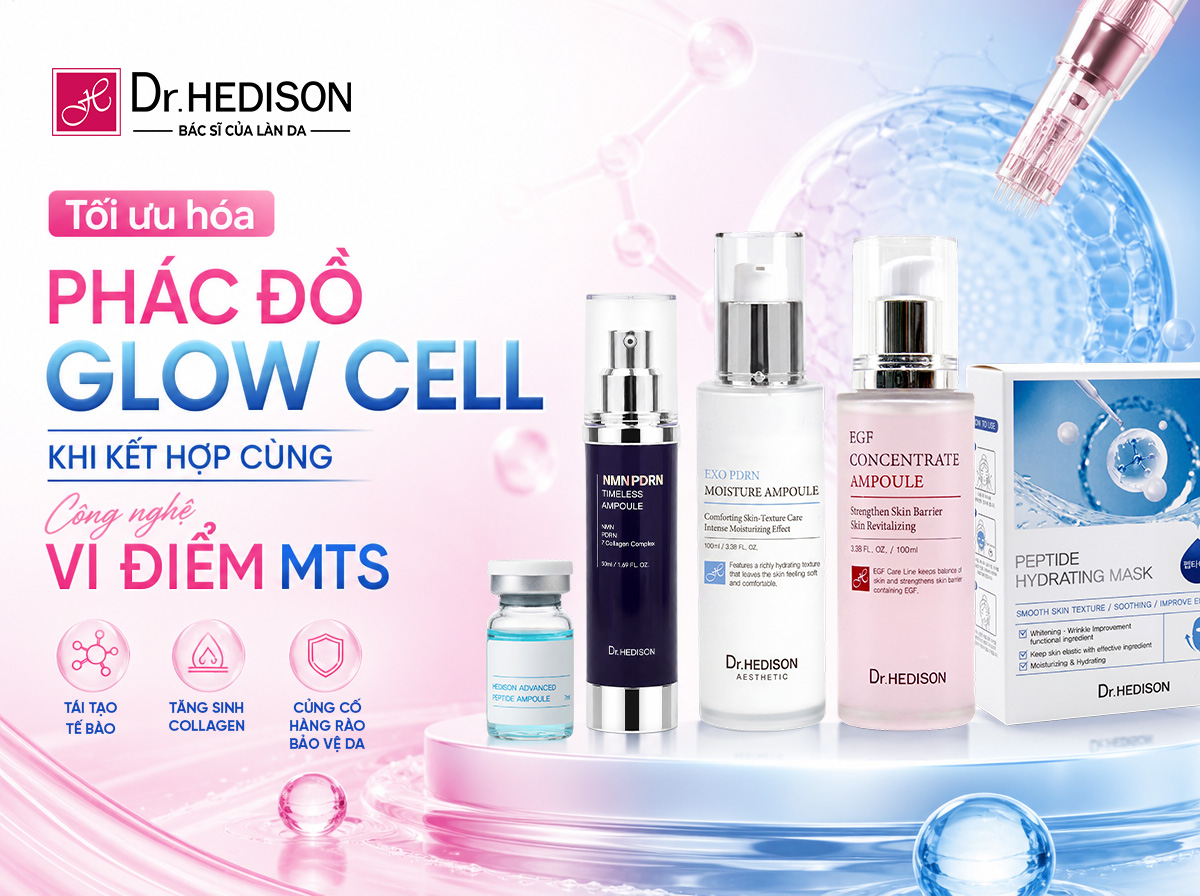 Đột phá thẩm thấu Tối ưu hóa phác đồ Glow Cell khi kết hợp cùng công nghệ vi điểm MTS