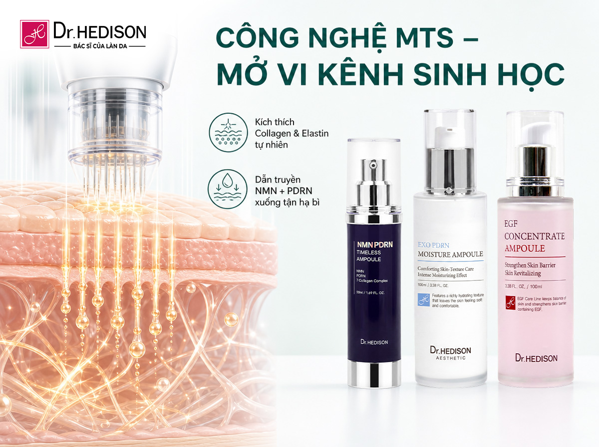 Đột phá thẩm thấu Tối ưu hóa phác đồ Glow Cell khi kết hợp cùng công nghệ vi điểm MTS