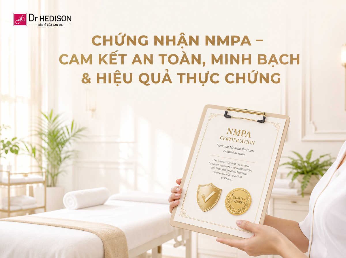 NMPA (CFDA) – Bảo chứng thép về minh bạch thành phần và chất lượng từ Dược Mỹ Phẩm Dr.HEDISON (3)