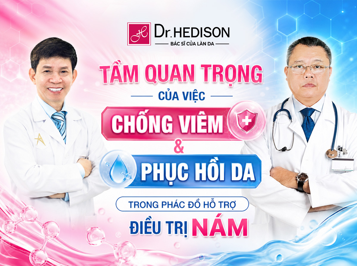 Tầm Quan Trọng Của Việc Chống Viêm Và Phục Hồi Da Trong Phác Đồ Hỗ Trợ Điều Trị Nám